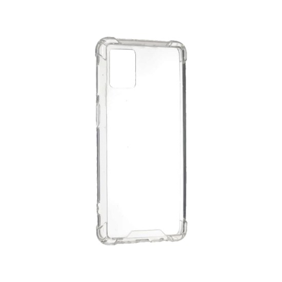 Capa de Silicone com Cantos Duras para Samsung Galaxy M31s Transparente